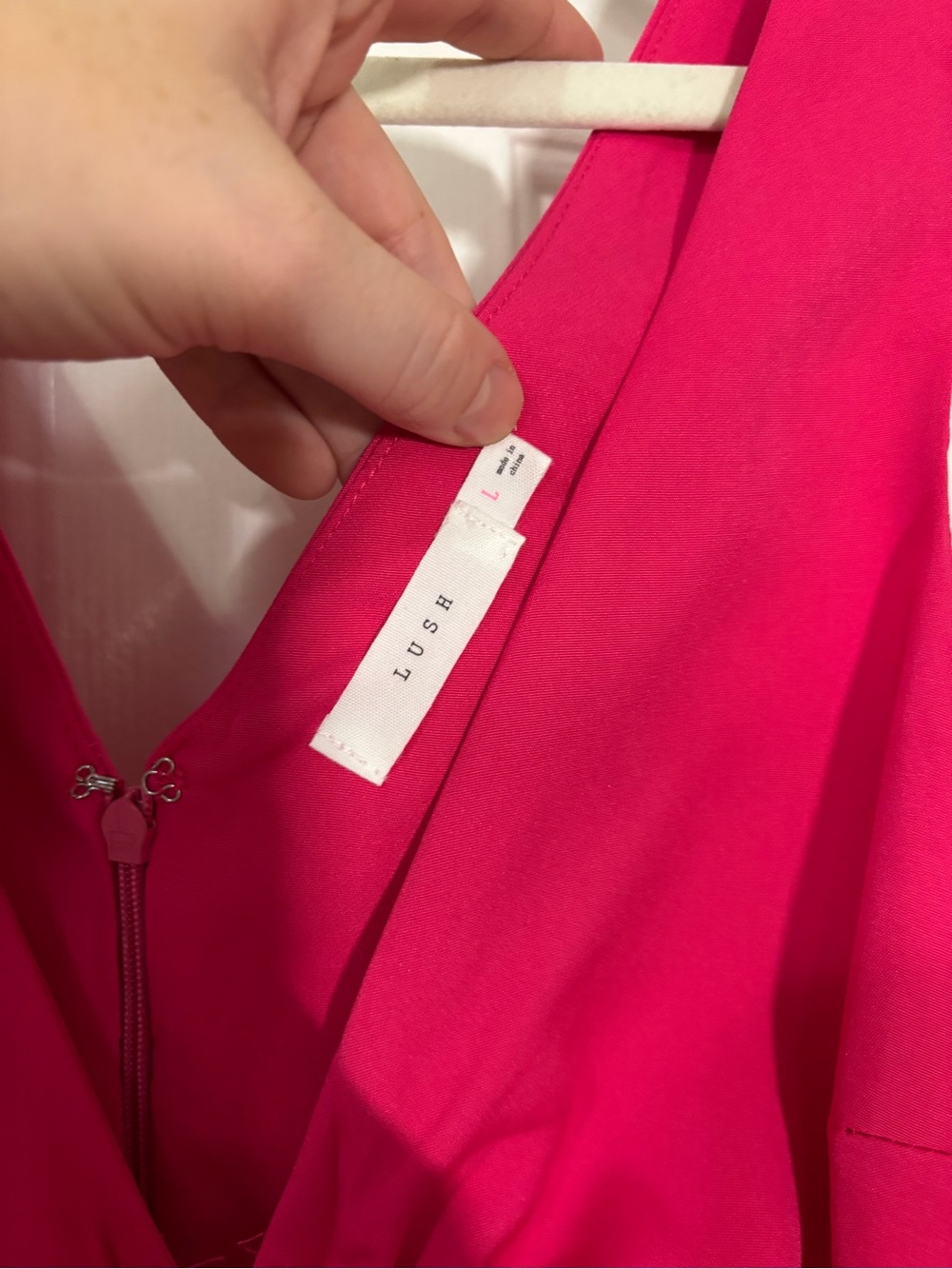 Lush Hot Pink Cutout Ring-Front Mini Dress - Picture 3 of 3